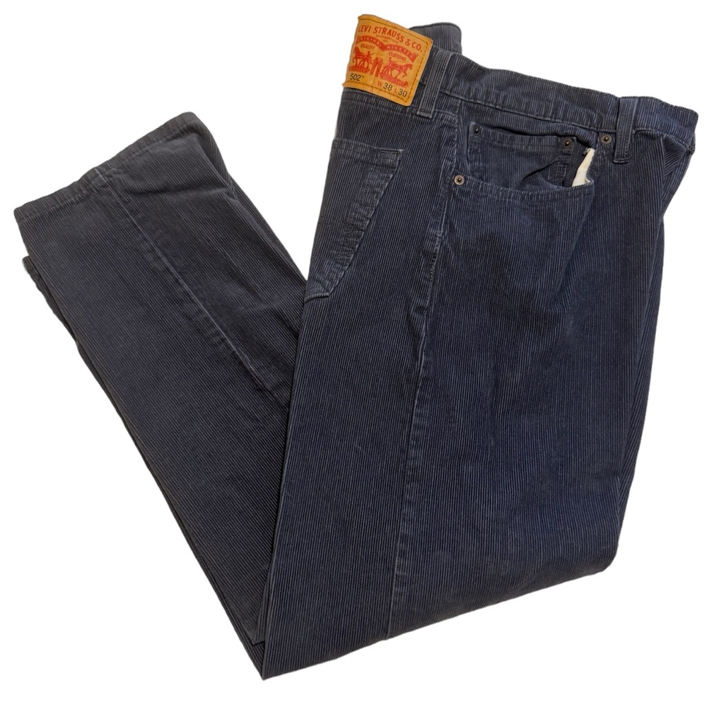 Levi’s 502 mens navy corduroy pants size 38/30